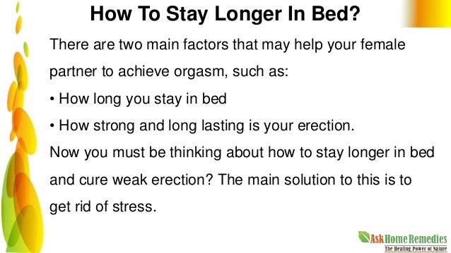 How To Keep An Erection For Longer How To Keep An Erection For Longer